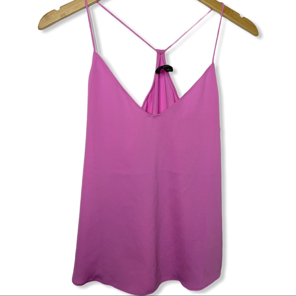 J. Crew‎ pink v-neck racerback tank XS